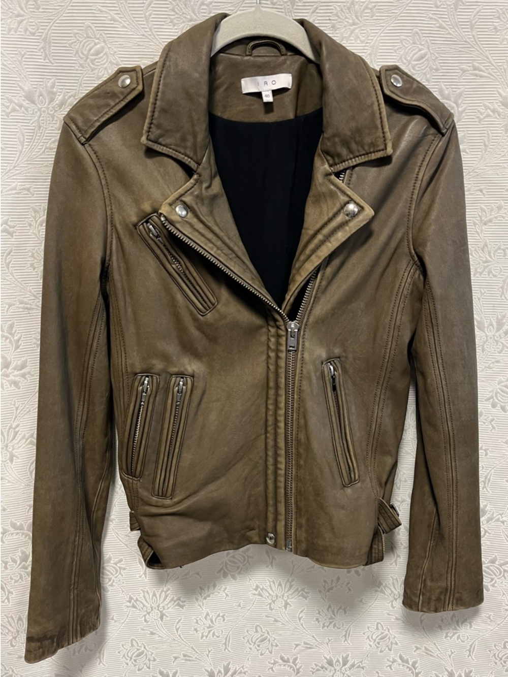 IRO Leather Jacket 40
